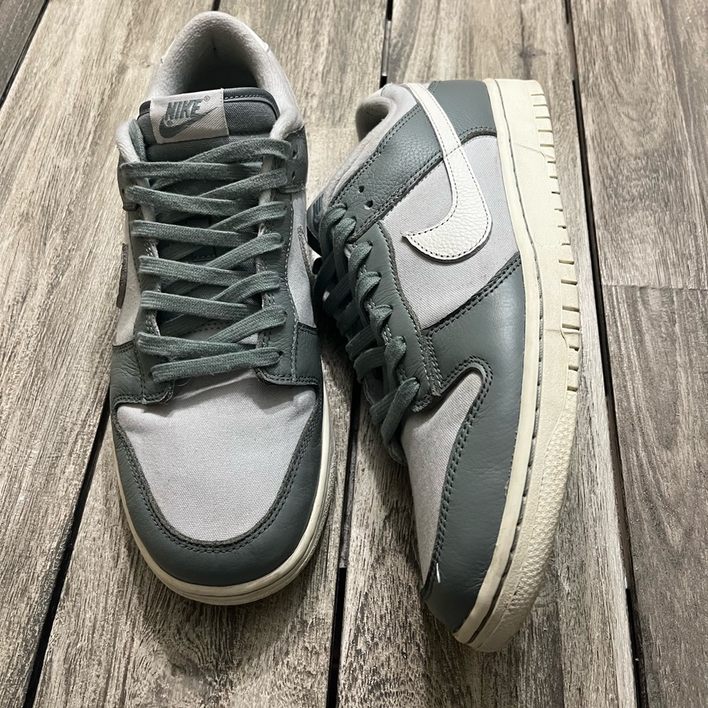 Nike Dunk Low Mica Green size 10 sneaker shoe. Used. Great quality.